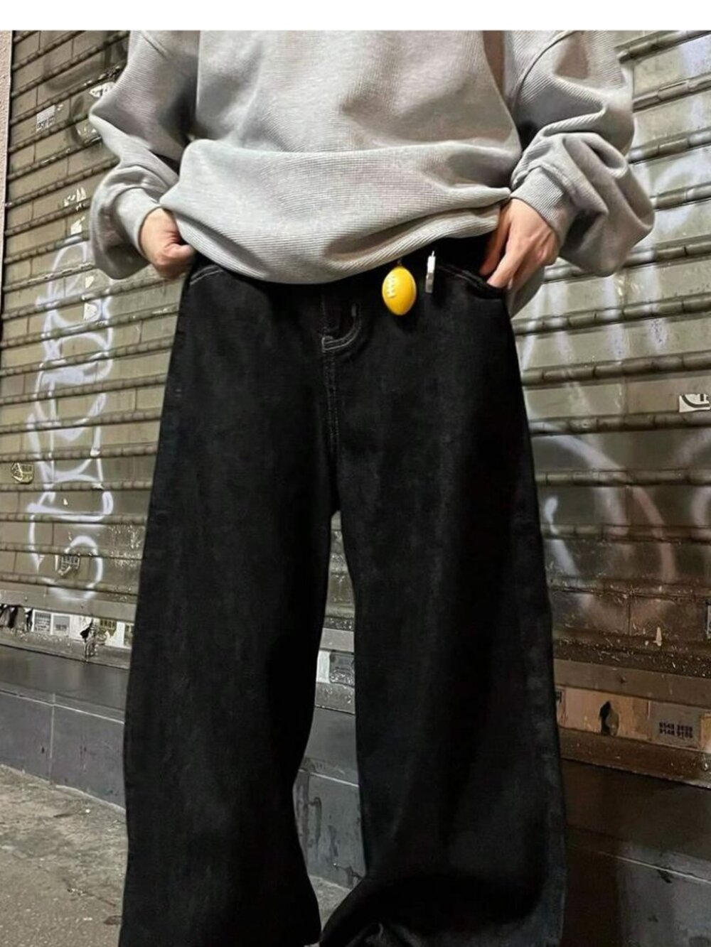 Retro Unisex Wide Leg Streetwear Jeans